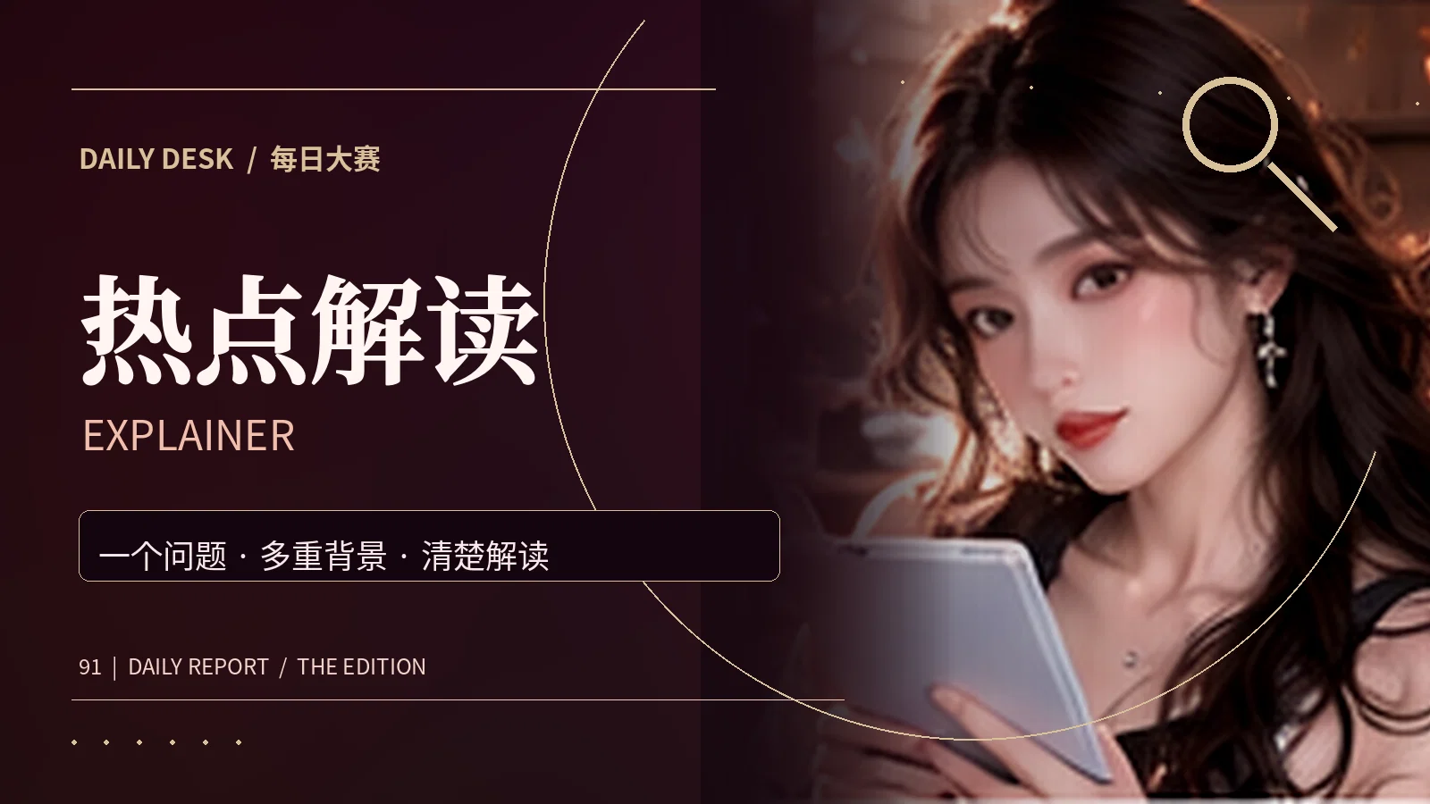 热点解读主题视觉